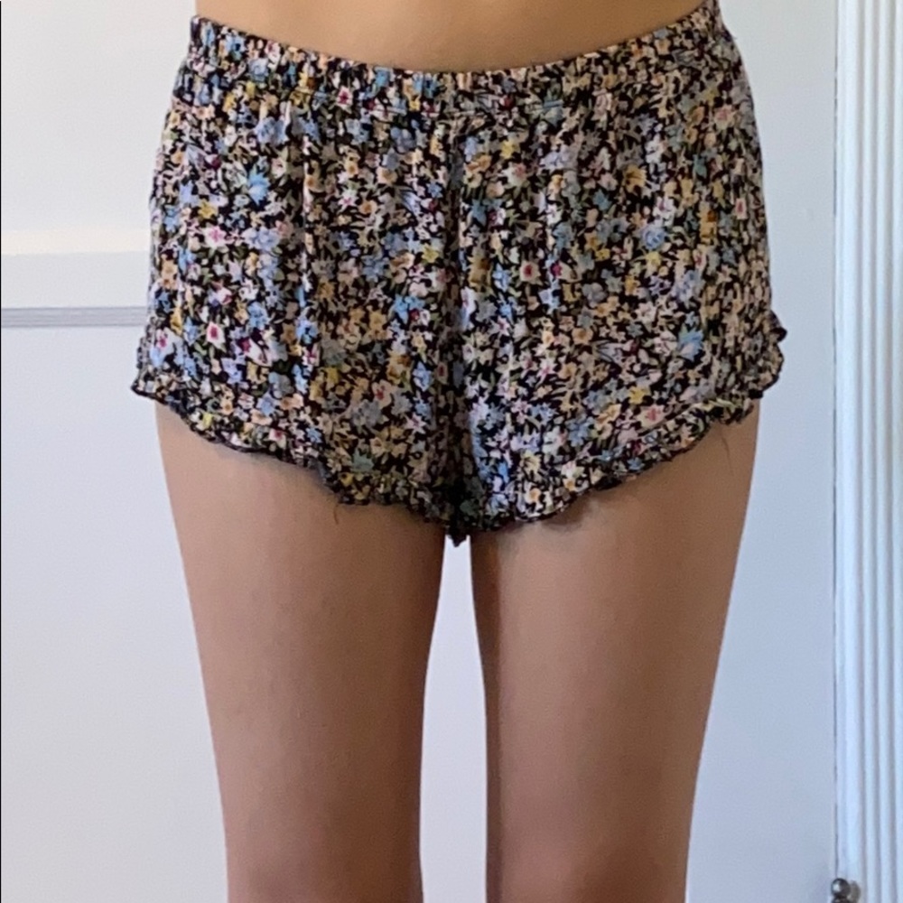 F21 Floral Shorts